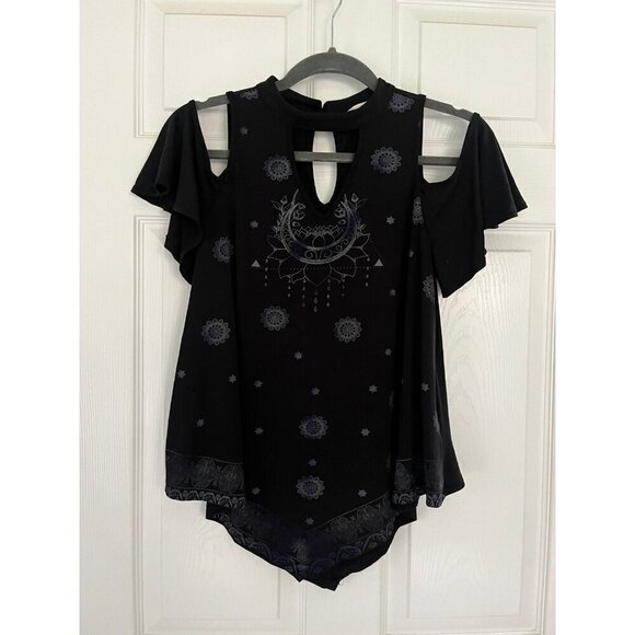 Womens Shirt Adam Levine Cold Shoulder - Picture 1 of 2
